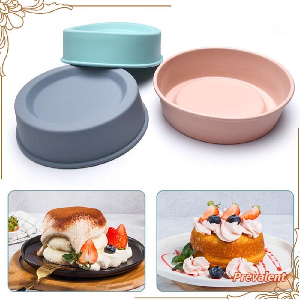 Preva Cake Pan Tray Alat Panggang Silikon Dapur Bulat