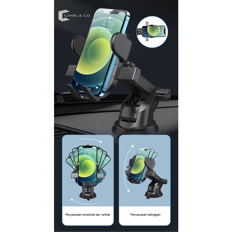 CANEL &amp; CO Universal Car Holder 360 Rotable For Smartphone Car Stand Holder