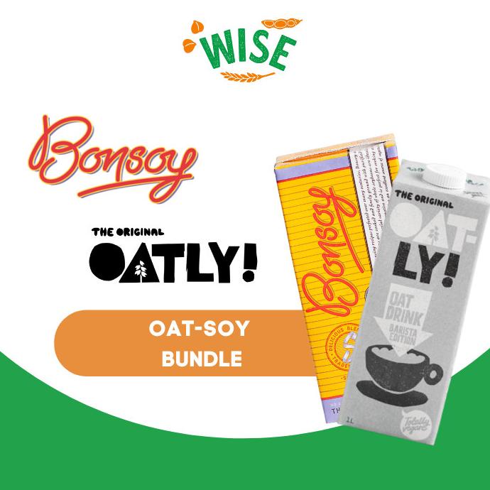 Jual Soy Milk Oat Milk Bundle BONSOY OATLY 1 L Shopee Indonesia