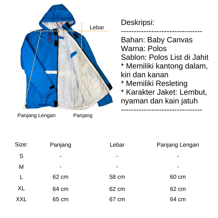 Jaket Casual Pria Hoodie Windbreaker Down Jacket Tebal Adem BGRSMMXVI