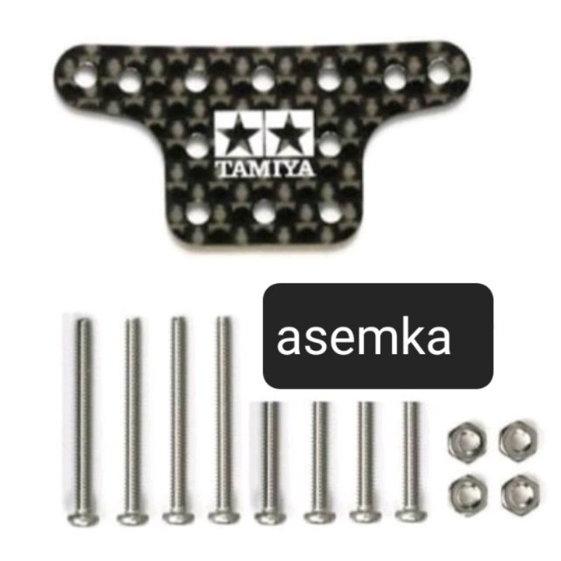 REP TAMIYA 95387 HG CARBON BLOCK WEIGHT CARBON PLATE