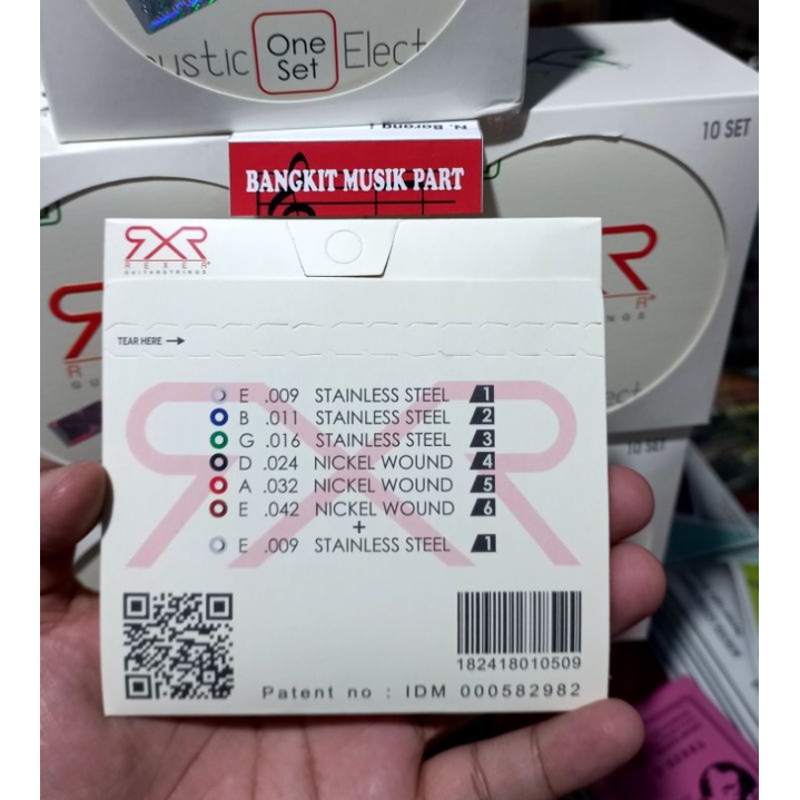SENAR GITAR AKUSTIK REXER UKURAN 0,9 SAMA 0,10 HYBRID