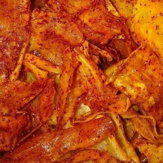 

SALE!!Reseller kripset khas Sukabumi keripik singkong pedas/original keripik setan|RA3