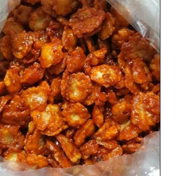 

㊜ Emping Melinjo pedas manis dan manis berat 500gr ㅊ