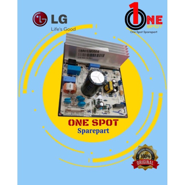 MODUL PCB MESIN OUTDOOR AC LG INVERTER DUAL COOL R32 ORIGINAL CODE PART  EBR85385504