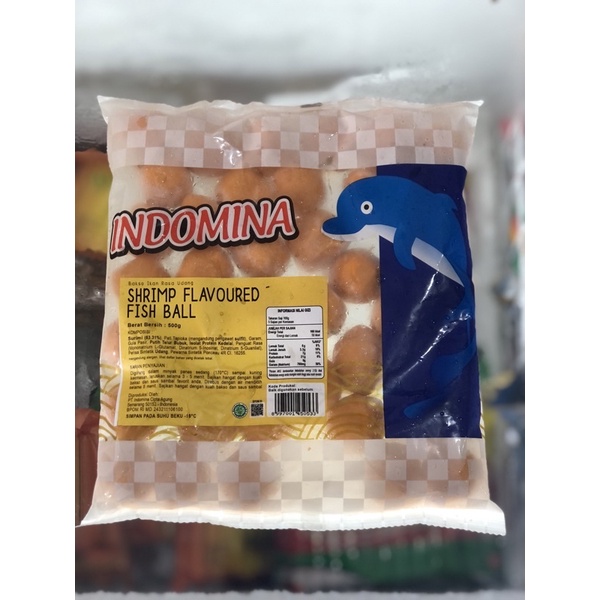 

Indomina Bakso Udang 500gr