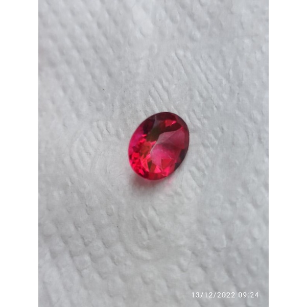 NATURAL BATU RED TOPAZ + MEMO