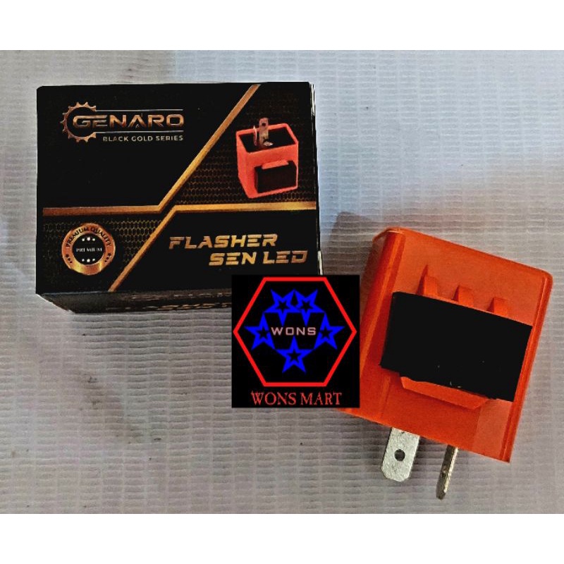 Flasher Flaser Relay Sen Sein Lampu Bohlam LED Bisa Setel Kedip Cepat Lambat Semua Motor Hond Yamaha