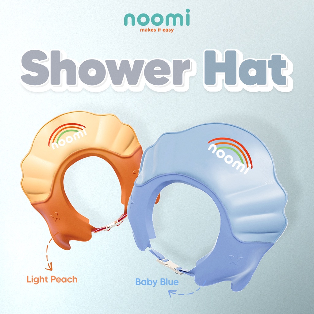 PMAN14 NOOMI SHOWER HAT TOPI MANDI BAYI/ANAK 6M+
