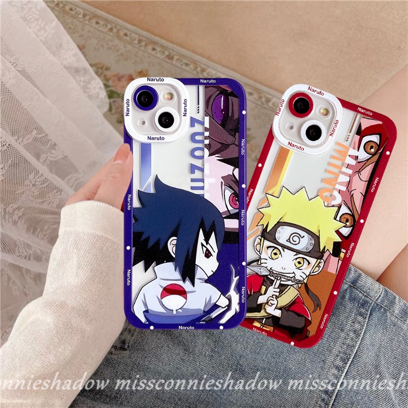 Realme C30 C25 C25 C35 8i 9 9Pro Plus 9i GT C31 C15 C12 C25s C25Y C20 C11 C21 C3 C21Y C20A 8Pro 8 6i 5i 5 5s Kartun Animel NARUTO Cute Sasuke Dan Shikamaru Soft TPU Clear Case