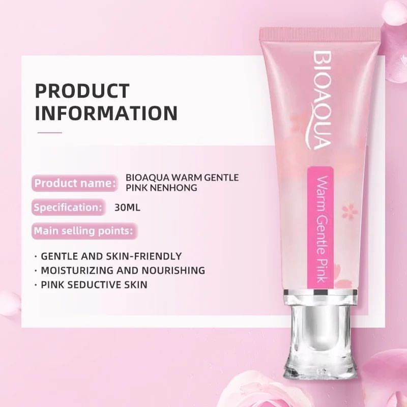 `ღ´ PHINKL `ღ´Bioaqua Nenhong gentle gel pink moist brightening pink bibir dan daerah kewanitaan