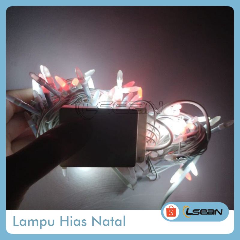 Lampu Hias Natal Tumblr Lancip Warna Warni Rainbow