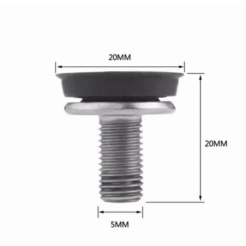 Baut crank bb kotak baut bb 2 biji baut bb kotak model kunci L sepeda mtb dan lainya