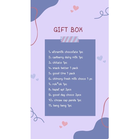 

Gift box snack 1