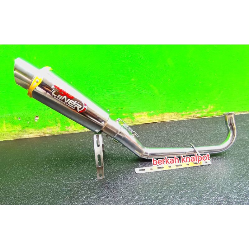 KNALPOT RACING PROLINER MOTOR YAMAHA MATIC MIO SPORTY SMILE SOUL KARBU GT J GEAR Z M3 XEON RC GT 115