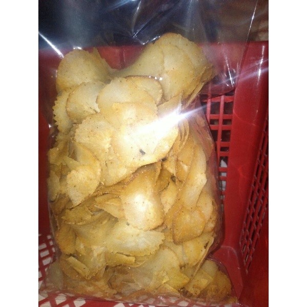 

keripik singkong rege 250g /keripik singkong pedas /cemilan kiloan /serba serbi 5ribu
