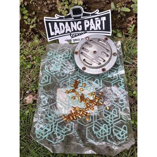 paku keling kelingan kalson vespa bahan kuningan