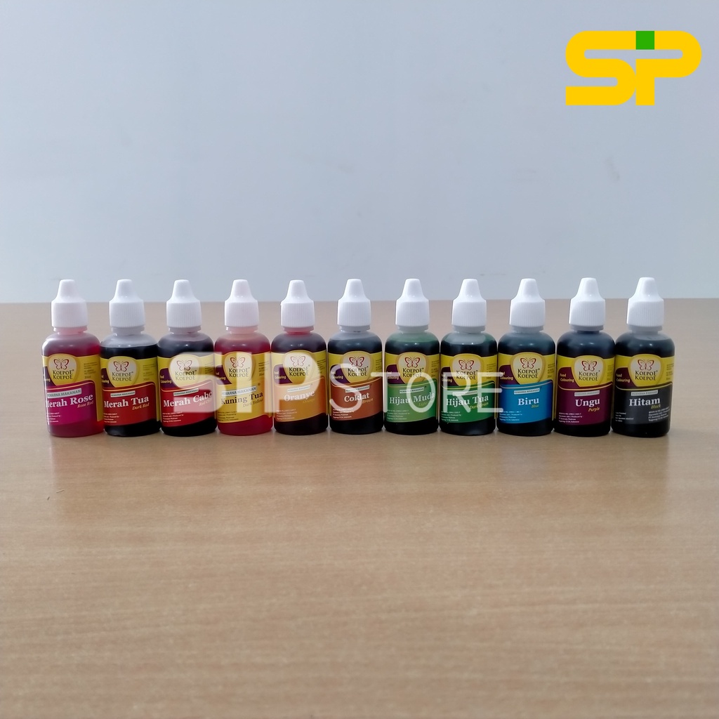 Pewarna Makanan KOEPOE KOEPOE 30ml / Food Colouring / KOEPOE KOEPOE Pewarna Makanan