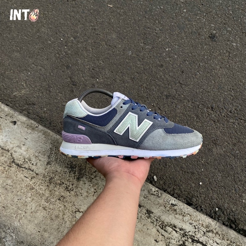 New Balance 574 Multicolour Outsole Fullprint