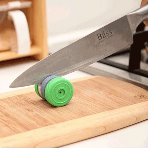 Serbagrosirmurah Alat Pengasah Pisau Knife Sharpener Asah Pengasah Pisau Gunting Praktis Model PUTAR / BULAT