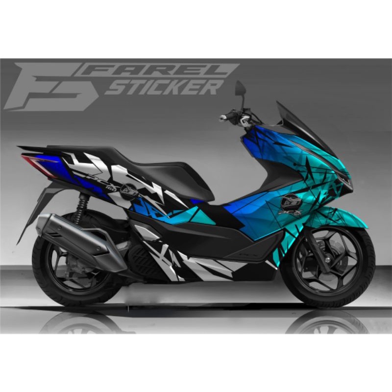 stiker decal costum full body motor honda pcx 150 160