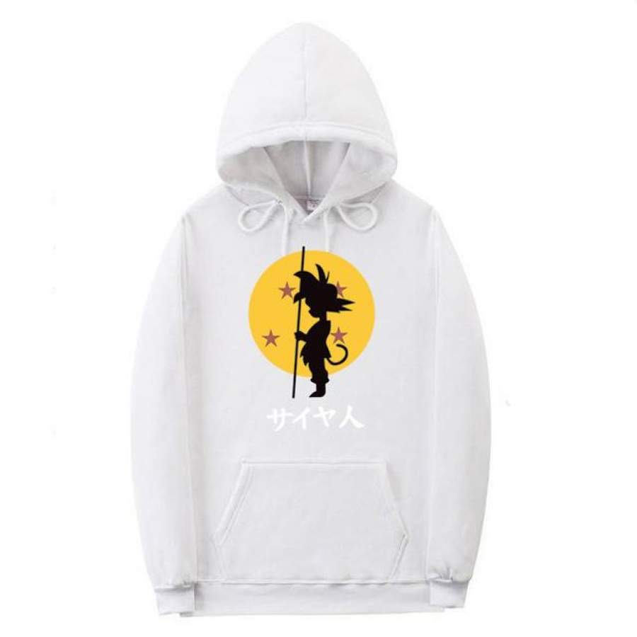 Sungokong/Naruto Front Anime Jumper Hoodie II  Sweater Hoodie Trendy II Sweter Oblong Topi Sz M - XL ( Pria &amp; Wanita / Anak &amp; Dewasa )