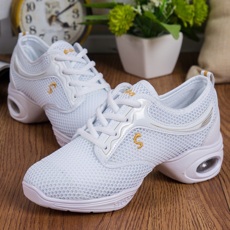 【COD】Sepatu Dansa Latin Sepatu Line Dance Casual sepatu Wanita Sepatu Dansa sepatu olahraga uk 36-41