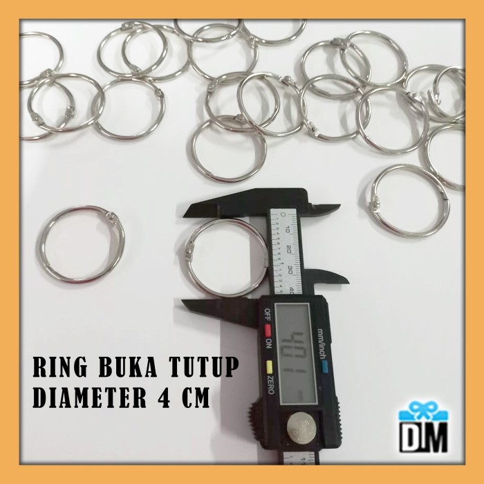 

RING BUKA TUTUP 4 CM RING BINDER SATUAN LUSINAN RING KALENDER RING O B