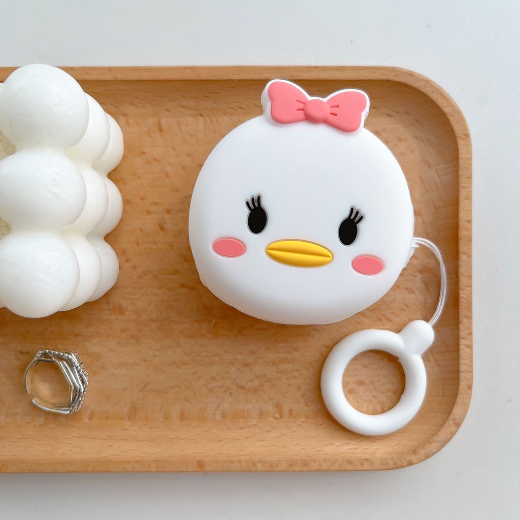 3d Kartun Lucu Bluetooth Earphone Lembut Silikon Case Untuk Samsung Galaxy Buds 2pro Live TWS Shockproof Cover