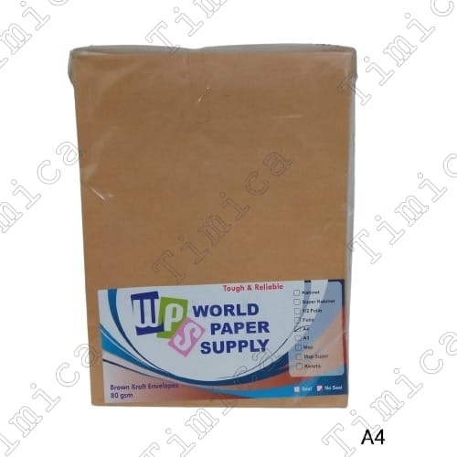 

AMPLOP COKELAT A4 WPS ( 1 PAK )