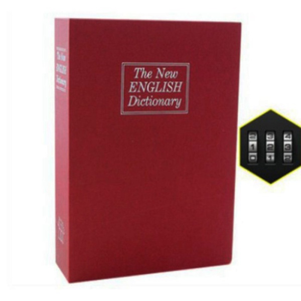 

Jual Kotak Buku Kamus Dictionary Safety Box Hidden Storage Size S - Red Limited