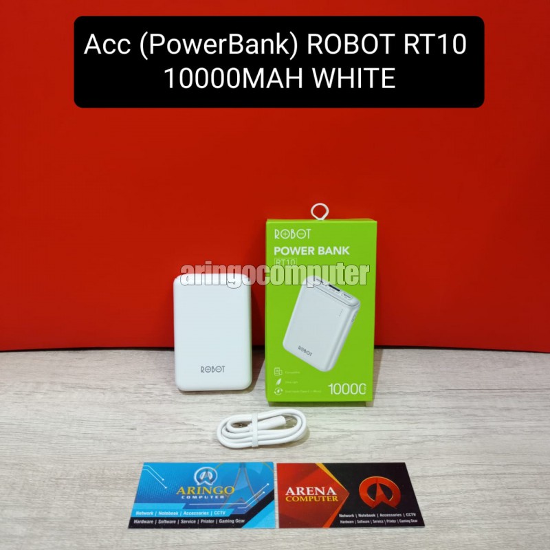 Acc (PowerBank) ROBOT RT10 10000MAH WHITE