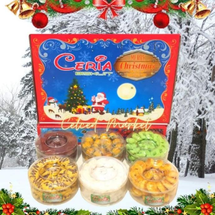 

KUE KERING NATAL DAN TAHUN BARU 6 KOTAK/PARCEL PREMIUM KADO MERRY WF54634ER