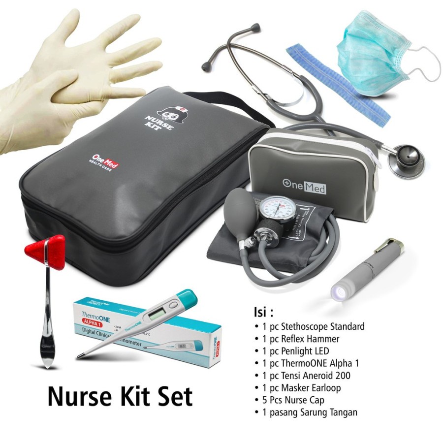 NURSE KIT ONEMED SET STANDARD PAKET LENGKAP ALAT PEMERIKSAAN