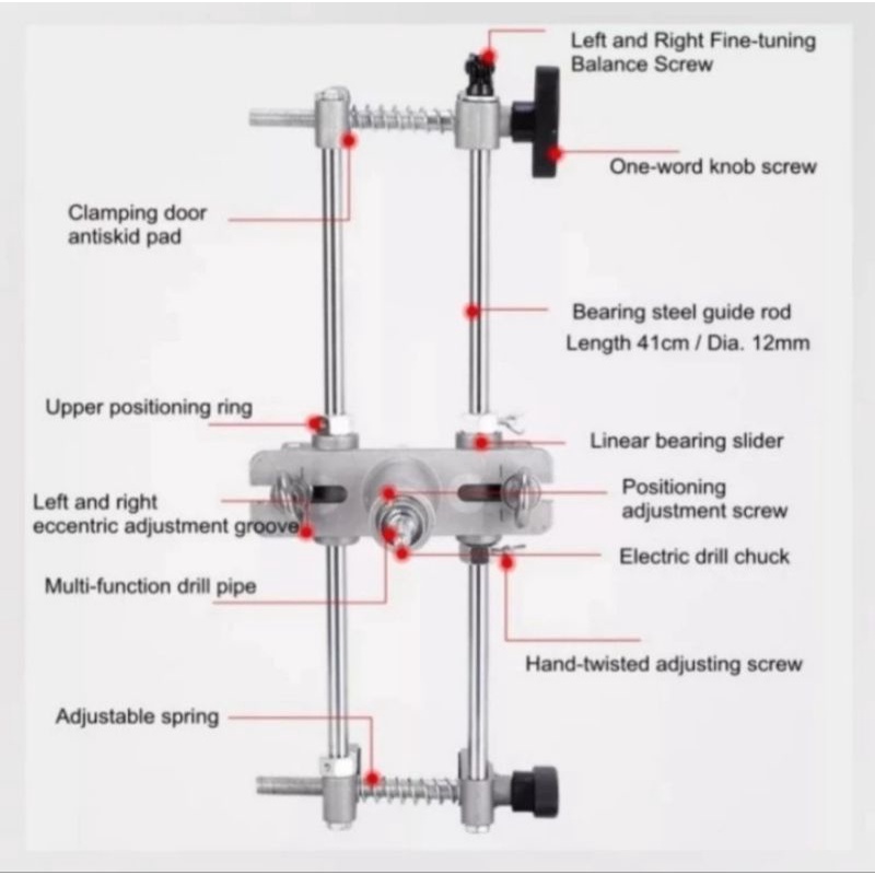 Mortiser Door Lock Fitting Jig Tool ( Lobang Pintu Kayu )