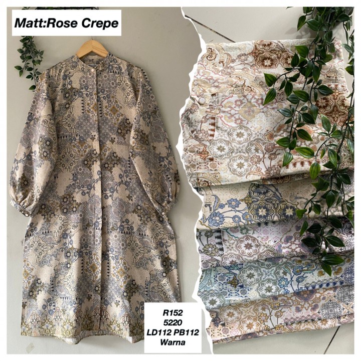 Pakaian wanita Tunik Batik Warna R152