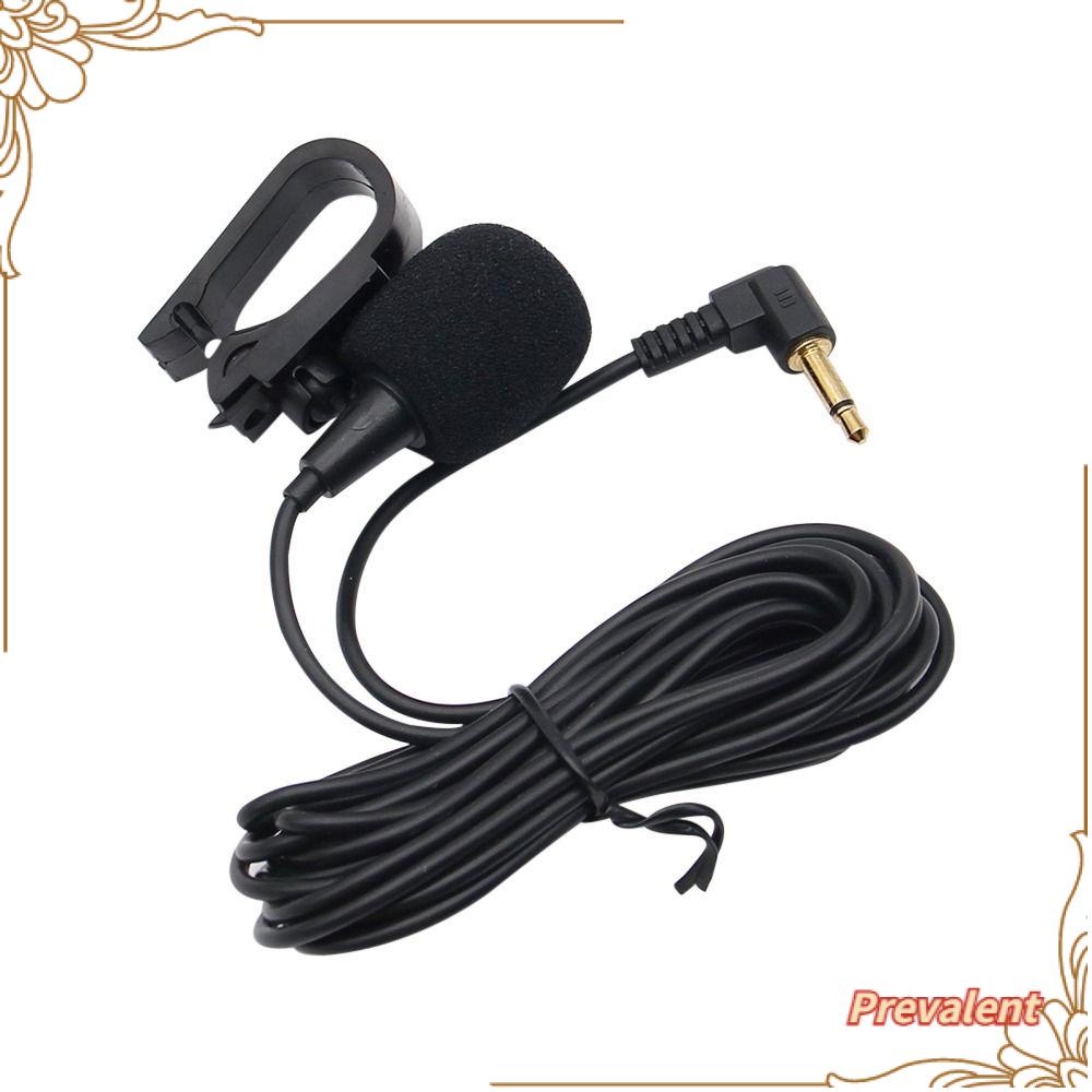 Preva 3m Mikrofon Audio Mobil Kabel Mini Panjang Untuk Auto DVD Radio Mic Stereo