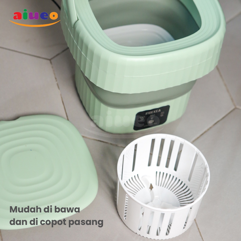 Mesin Cuci Mini Portable Kapasitas 6 L Kualitas Terbaik  -  [Bisa COD]