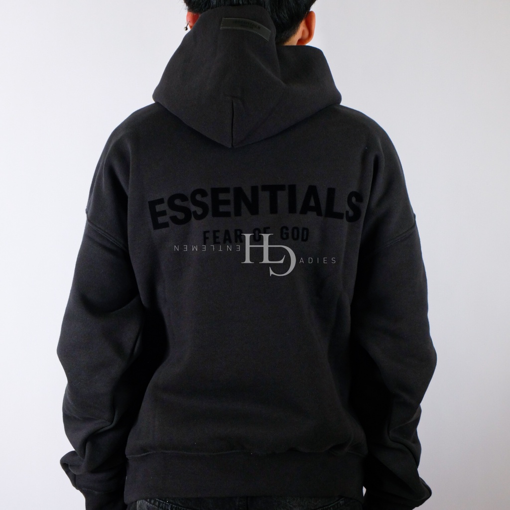 FOG Essentials SS22 Big Logo Hoodie Black 100% Original