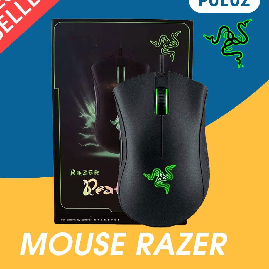 Terjangkau - Razer Deathadder Chroma USB LED Warna Optical Mouse Gaming deathadder Essential
