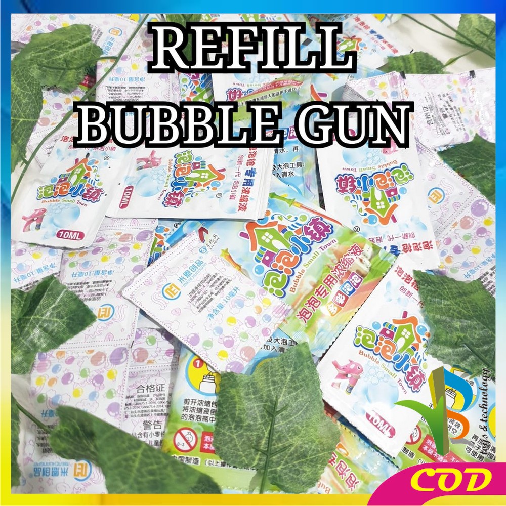 RB-M174 REFILL Bubble Gun Isi Ulang Gelembung Sabun / Refill Pistol Air Mainan Anak Bubble Camera