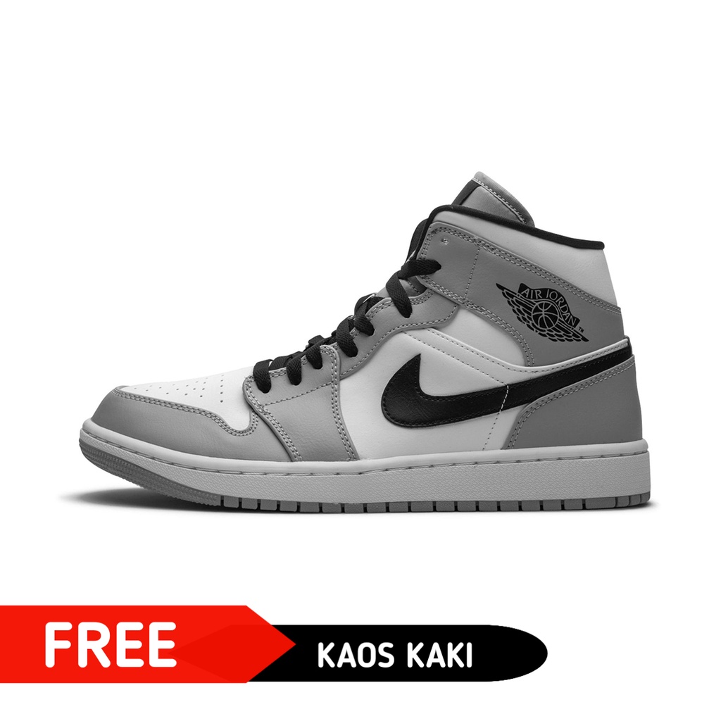 Air Jordan 1 Mid Light Smoke Grey