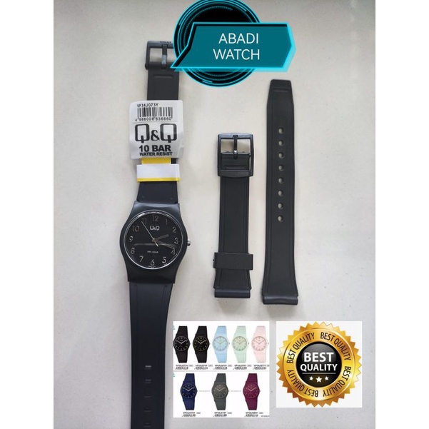 Strap tali jam tangan Q&amp;Q QnQ QQ VP 34  VP-34  bisa pass langsung di pakai