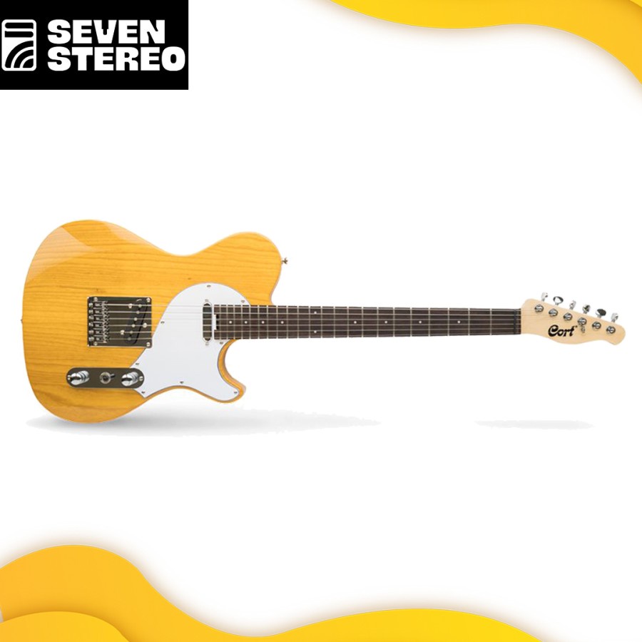 Cort Classic TC Telecaster Model Guitar in Scotch Blonde Natural