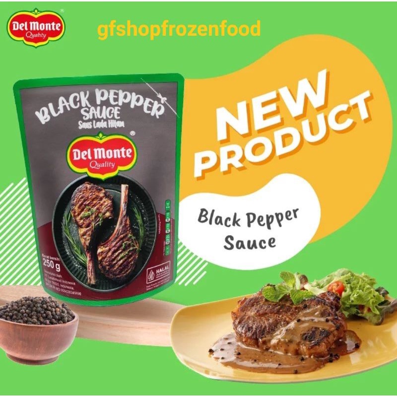 

Delmonte Saos Black Pepper 250g / Frozen Food