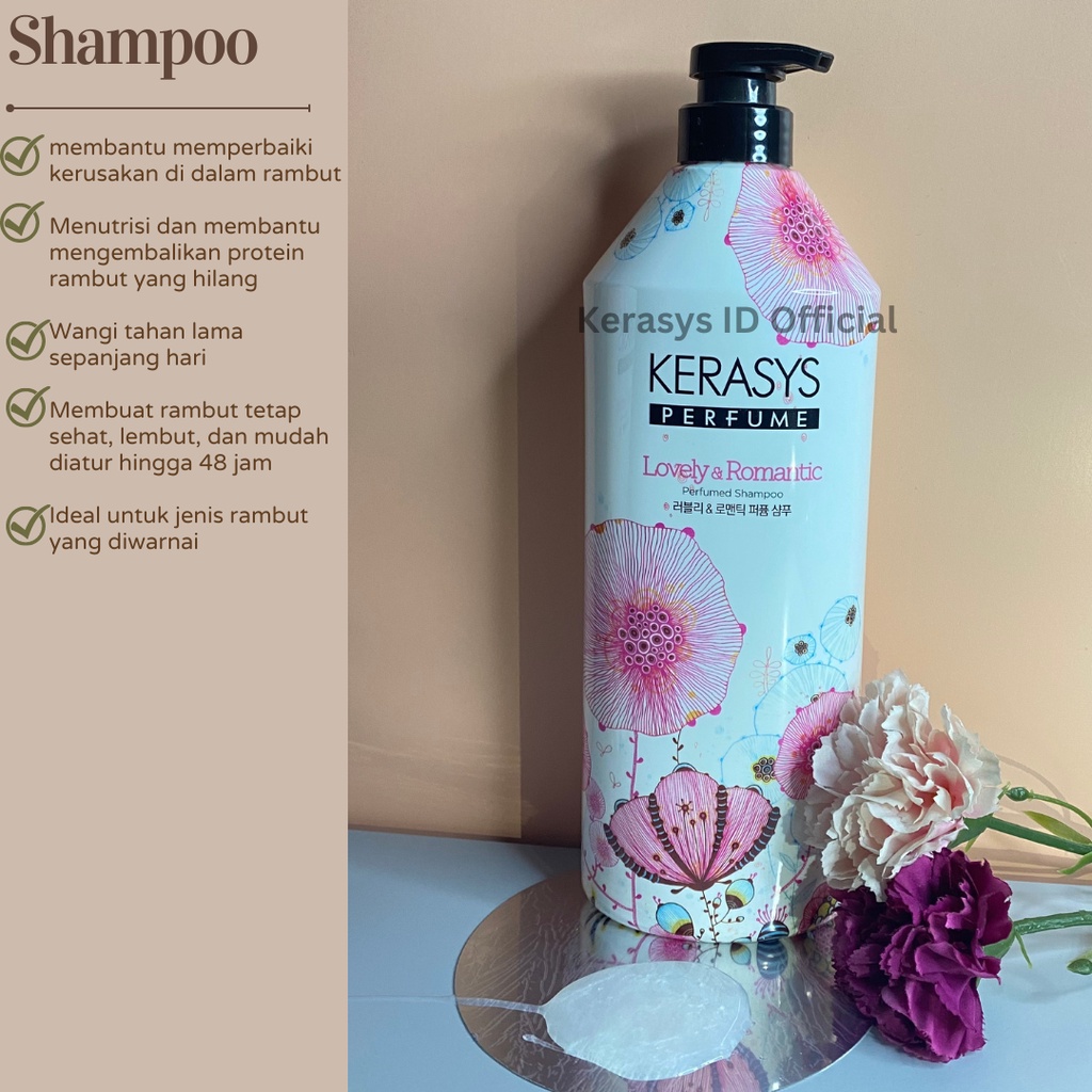 KERASYS PERFUMED SHAMPOO IMPOR KOREA ORI AEKYUNG KERASYS SHAMPO WANGI 980ML