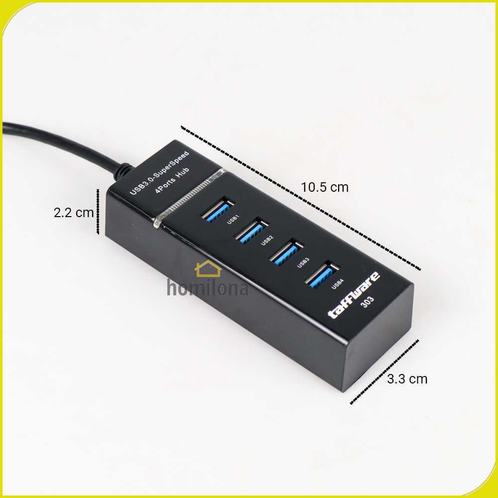 Taffware High Speed 4 Ports USB HUB 3.0 5Gbps - 303