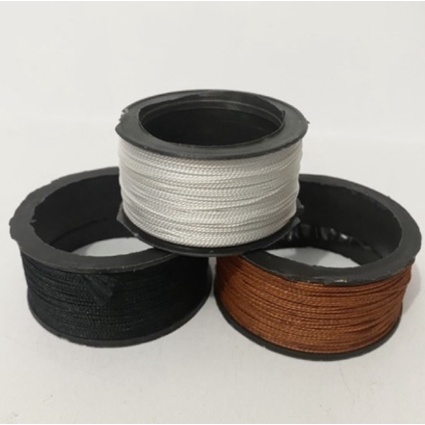 Benang Sol Sepatu Putih Coklat Hitam