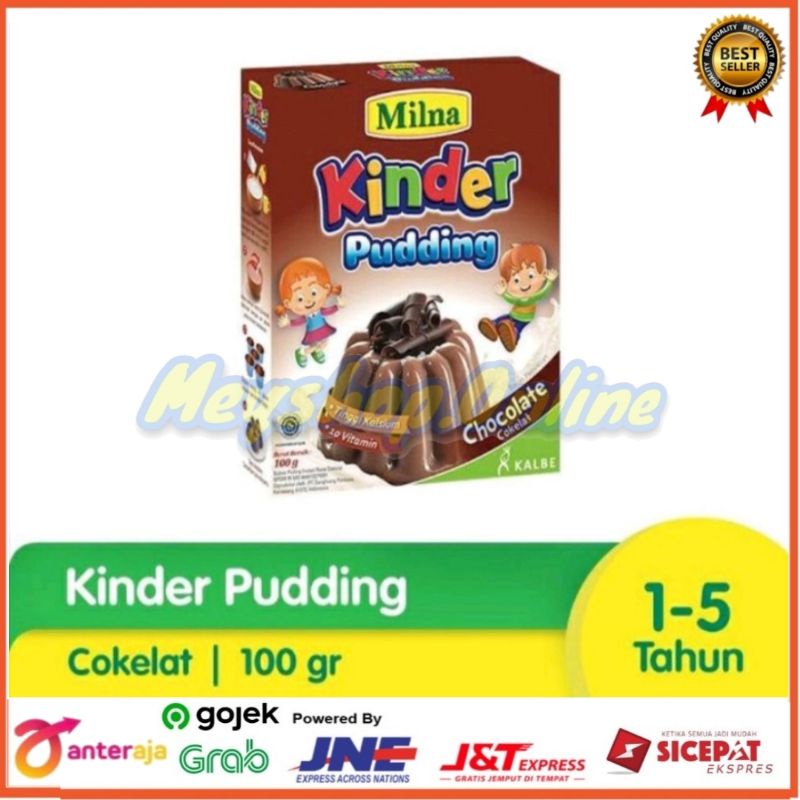 Milna KINDER Puding Instan 100gr/milna puding coklat/milna puding rasa coklat