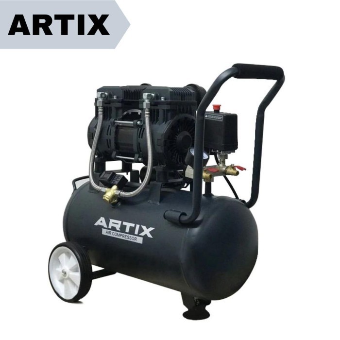 Mesin Kompresor 1.75Hp 24L Artix Hs1390 Oiless Air Compressor Hs 1390